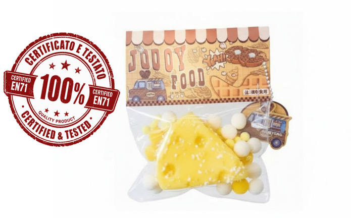 SQUISHY CHEESE (TPR) 8cm In Busta…x300